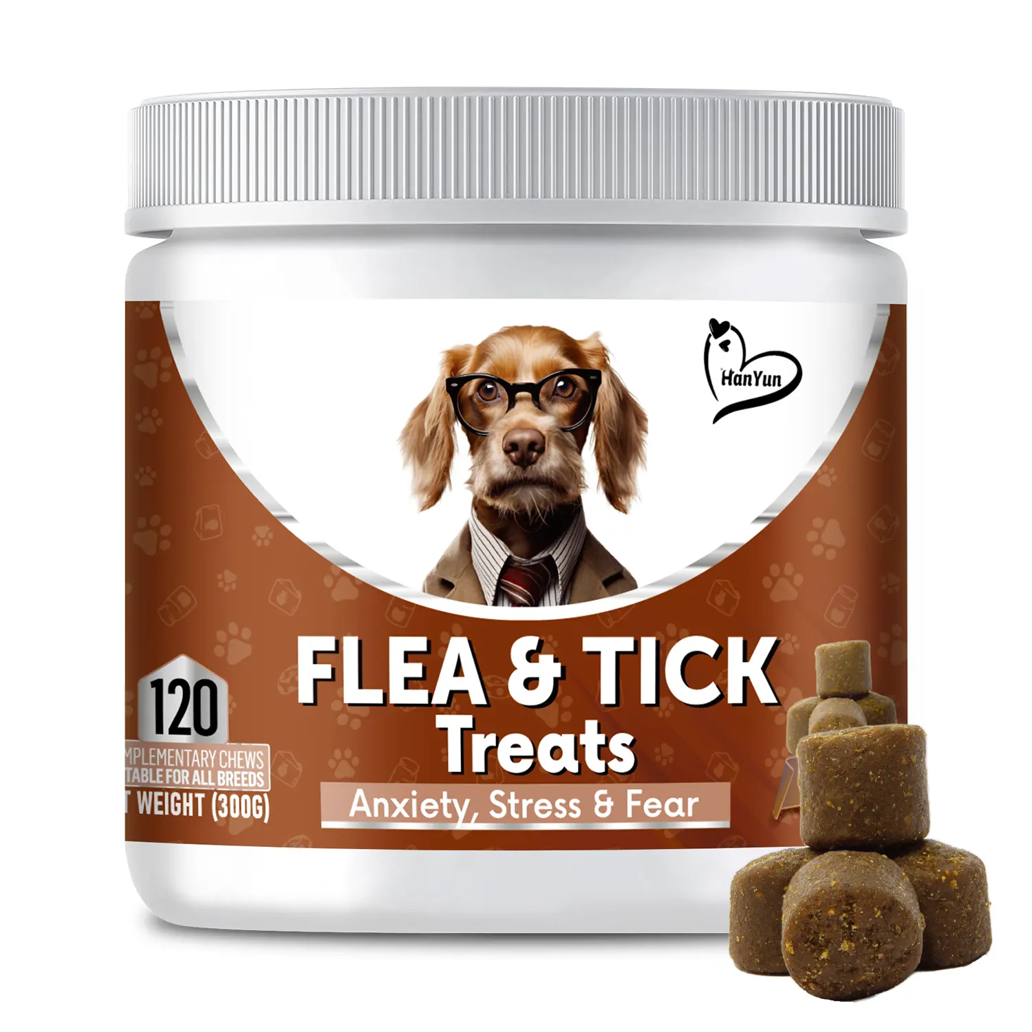 Pet Supplements Factory Flea & Tick Defense Supplement Natural Flea and Tick Soft Chews for Dogs Flea & Tick Support Supplement