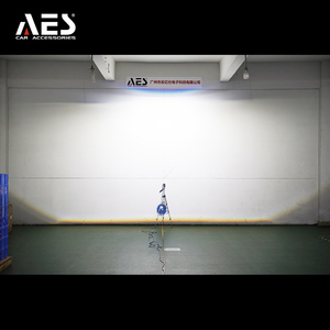 AES IP67กันน้ำ2.0นิ้วไฟตัดหมอก BI-LED 6000K สำหรับรถยนต์ไฟตัดหมอก LED ไฟตัดหมอกสำหรับขับขี่เวลากลางวัน