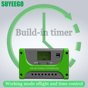 SUYEEGO Solar Charge <strong>Controller</strong> Lcd <strong>Pwm</strong> 10 20 30 40 <strong>50</strong> 60 Amp Battery Charge <strong>Controller</strong> for Lighting Applications - Product Image 3