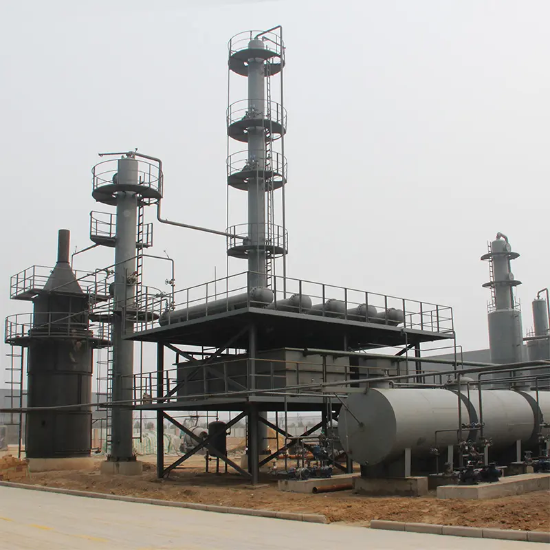 Olio di pirolisi dell'impianto di distillazione della raffineria di petrolio greggio di scarto nell'impianto di distillazione Diesel
