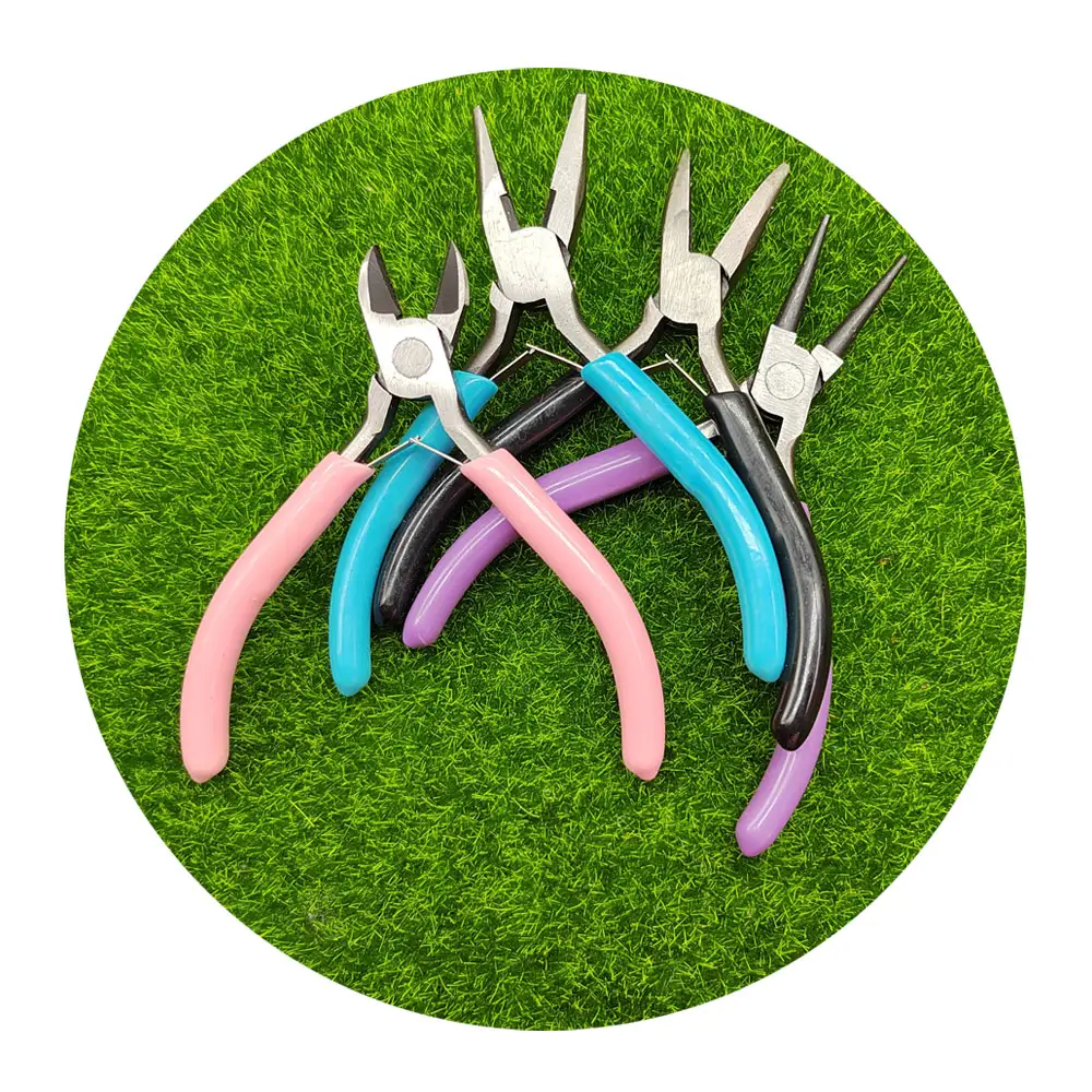 Small Tong Head Jewelry Pliers Making Tool Round Nose Pliers Jewelry Pliers For DIY Crafts Jewelry Tools