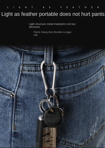 <strong>Cheap</strong> and High Quality Titanium Alloy <strong>Key</strong> Chain Bottle Opener 30mm Sublimation <strong>Key</strong> Chain Practical Carabiner <strong>Key</strong> Chain - Product Image 4