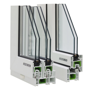 שלושה מסלולים <span class=keywords><strong>pvc</strong></span> upvc חלון הזזה חלונות ודלתות עם מחיר נמוך חלון upvc - Product Image 1