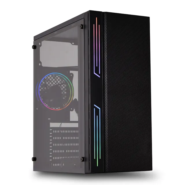 SATE(K885) di buona qualità ATX M-atx Itx Computer Gaming custodia PC Mid Tower Cabinet RGB ATX custodia per Computer