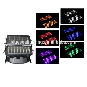 เครื่องฉายแสงสีเมือง LED 6in1กลางแจ้งสำหรับ IP65สำหรับโครงการอาคาร DMX512โหมดควบคุม