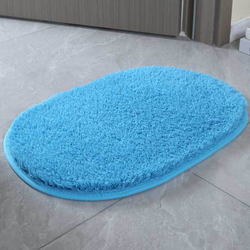 Royal Blue Lambswool Oval