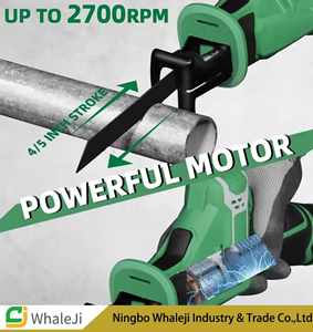 Altıgen anahtar ile 12V kompakt akülü pistonlu testere, ahşap/Metal/PVC için testere bıçakları ile ayarlanabilir kesme derinliği/açı - Product Image 5