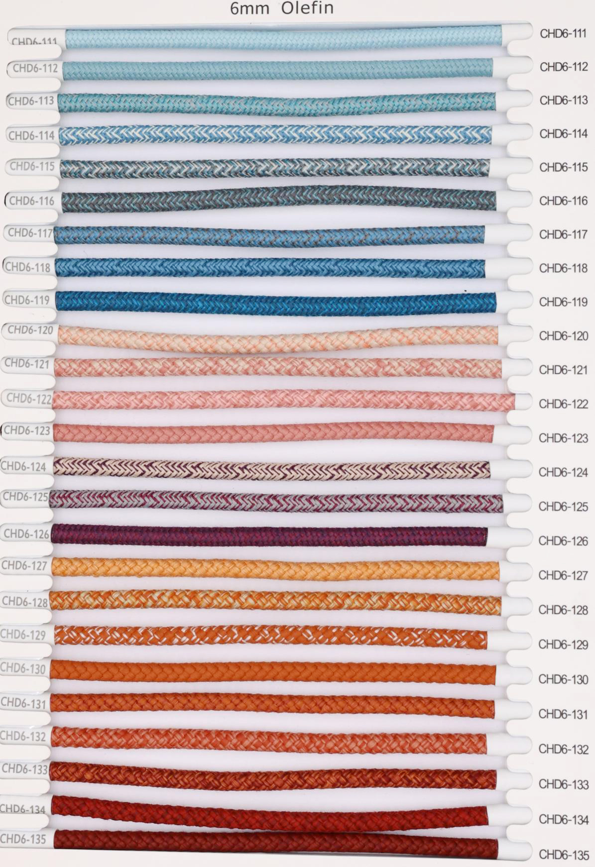 Couleur de corde oléfine 2