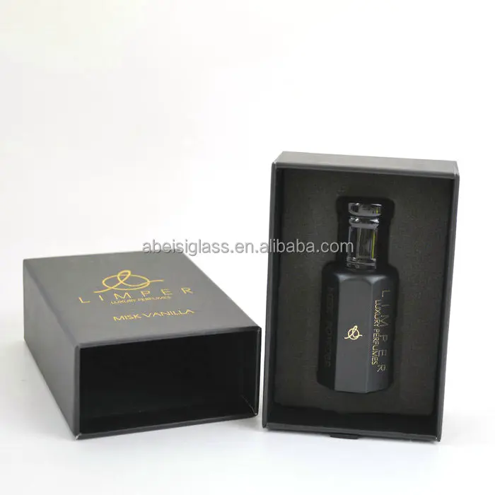 Benutzer definierter Logo-Druck Starres Papier Arabisches Oud ätherisches Öl Probe Attar Parfum Geschenk box Luxus leere Parfüm flasche Verpackungs box