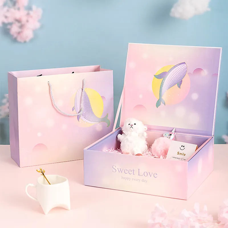 Caixa de batom cosmética de papelão com logotipo personalizado de luxo Caixa de presente para perfume cosmético com sacos de papel personalizados
