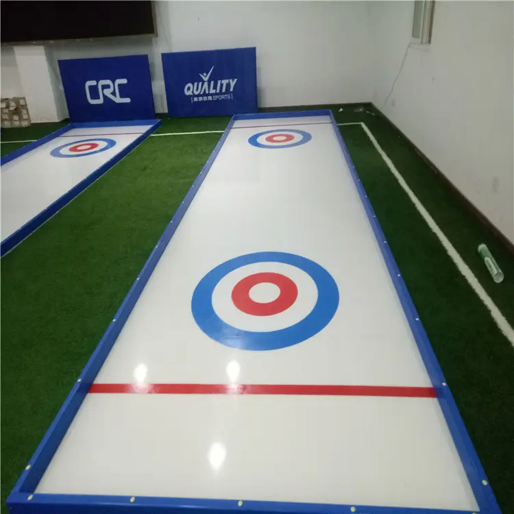 15mm Uhmwpe Artificial Ice Curling Sheet Board With Cutting And Moulding Services For Indoor And Outdoor Curling Sports