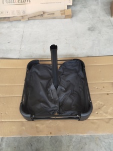 大型15x 9英尺红色双面矩形户外双露台市场伞可折叠防水，带灯和底座 - Product Image 4