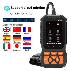 V520 OBD2スキャナーコードリーダープラスチック診断ツールポータブルユニバーサルカー用 - Product Image 3