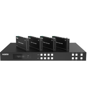受信機を使用したcat5e cat6hdmiマトリックスダウンスケーリングによる18Gbps4x4HDMIマトリックススイッチャーエクステンダー - Product Image 5