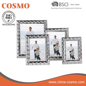 装饰华丽相框廉价银色闪光相框 - Product Image 5