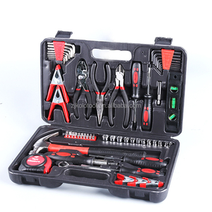 72pcs折叠强力外壳木工工具套装混合便携式工具包电动工具名称 - Product Image 1