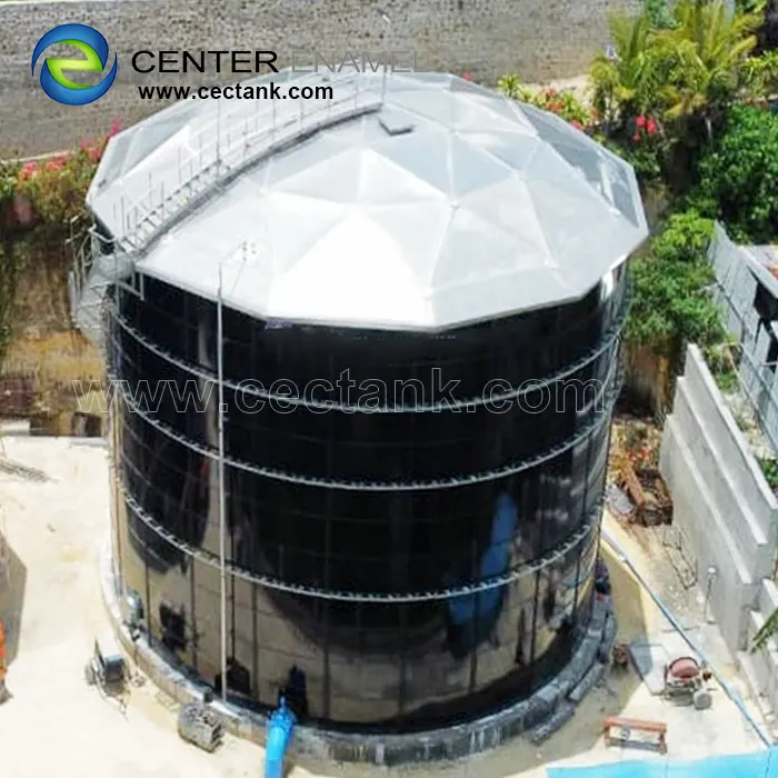 Tejados de cúpula de aluminio de resistencia estructural para tanques de almacenamiento de agua potable
