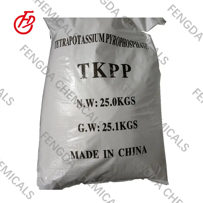 Fengda-polvo blanco de pirofosfato potásico, suministro de fábrica de alta pureza, 96% Min, K4P2O7, 7320-34-5 TKPP, grado técnico