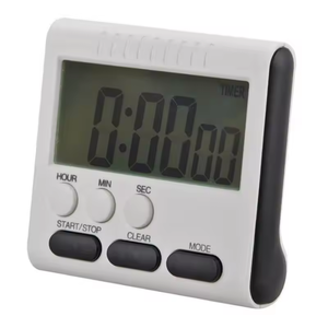 Vierkant-LCD-Digitalbildschirm Küchen-Timer Digital Kochen Count-Up Countdown Alarm Schlaf Stopwatch Uhr Funktion Taktgeber - Product Image 4