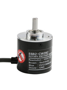 ABILKEEN Dia40mm Solid Shaft DC5~12v Voltage NPN Output Type ABZ Three Phase 10~2000 <strong>P</strong>/<strong>R</strong> Incremental Rotary <strong>Encoder</strong> E6B2-CWZ3E - Product Image 3