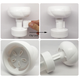 Fabrika toptan 42mm 43mm 410 çiçek şekli köpük sıvı el sabun dağıtıcısı şişe köpük pompası el yıkama için