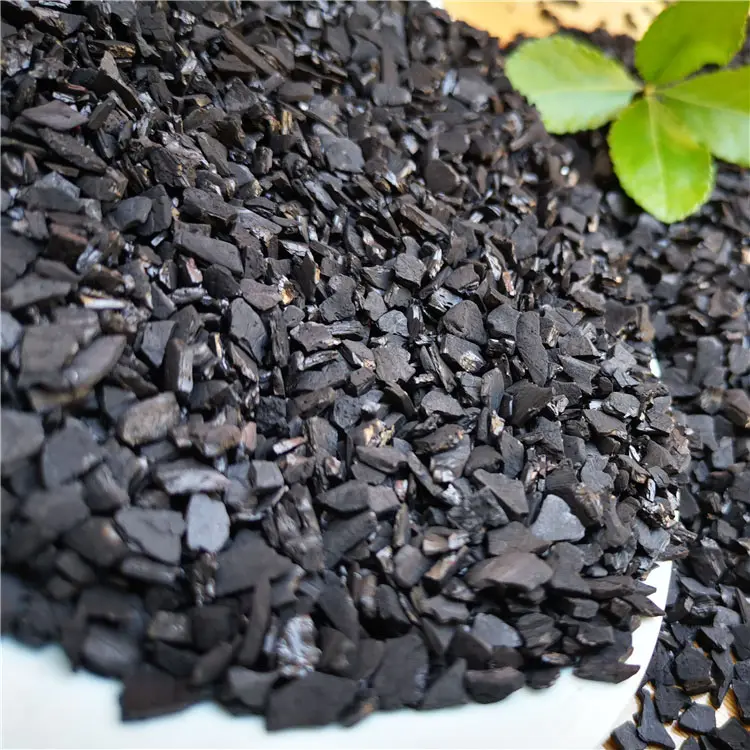Fornecedor de fábrica na China 900 1000 1100 Carvão ativado granulado para purificação de água com iodo casca de coco