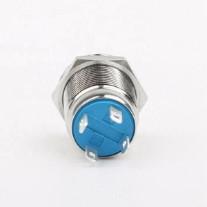 Pulsante 12mm 12V interruttore a pulsante in metallo impermeabile in acciaio inossidabile On/Off momentaneo - Product Image 1