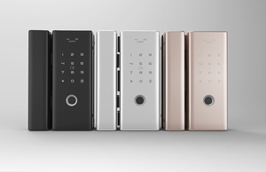 スマートガラスドアロックTuya指紋ガラスドア用スマートロック引き戸スマートロックTTlock