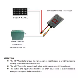400W MPPT solare Smart regolatore 12V/24V Auto regolabile tensione LED Display CE certificata personalizzato OEM/ODM regolatore di carica - Product Image 6