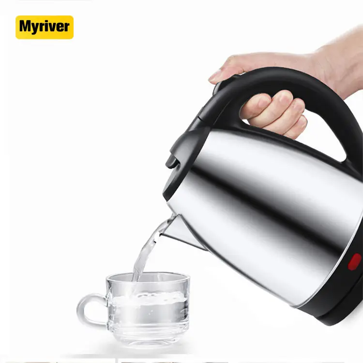 Myriver – appareils ménagers 1500W 110V café bovin pas cher carafe sans fil prix 1,8l théière en acier inoxydable bouilloire électrique