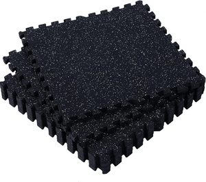 Skyjade厚いEPDMゴム製床タイルマット滑り止め屋内屋外フィットネスルーム & 遊び場用ジム用タイル - Product Image 3