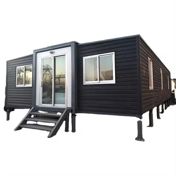 Case modulari personalizzate di lusso casa prefabbricata allungabile 3 camere da letto e soggiorno comprare container casa personalizzata