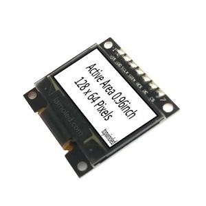 Migliore qualità 0.96 ''0.96 pollici 128x64 pixel colore bianco display oled modulo assemblato interfaccia 7pin 4-SPI TW28640960D scheda pcb - Product Image 1