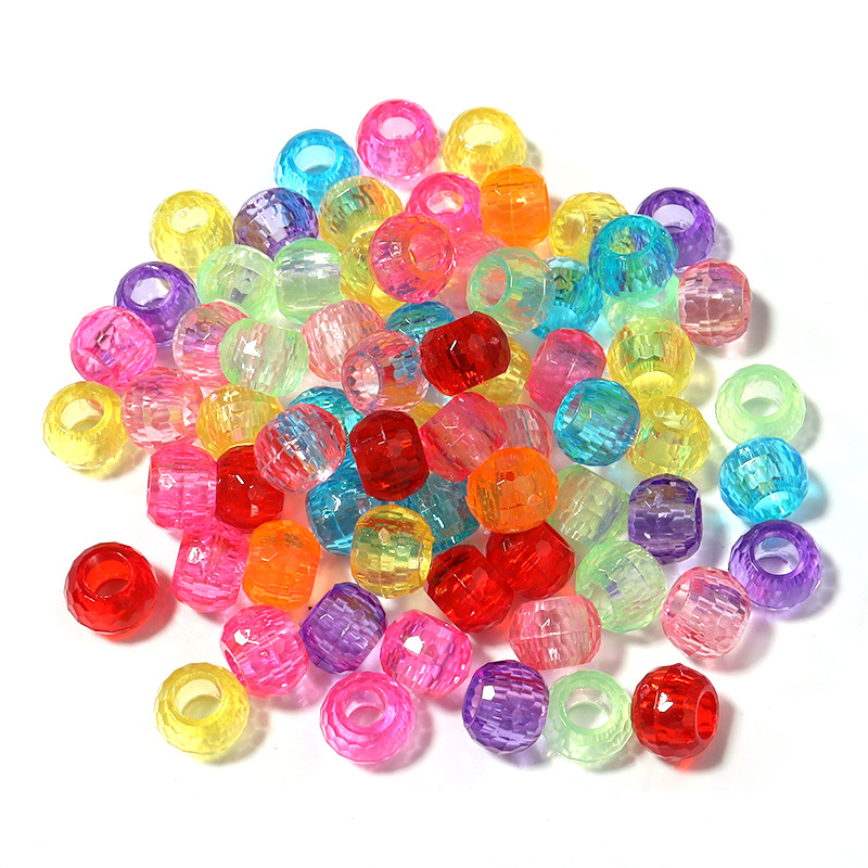 Perles baril à facettes