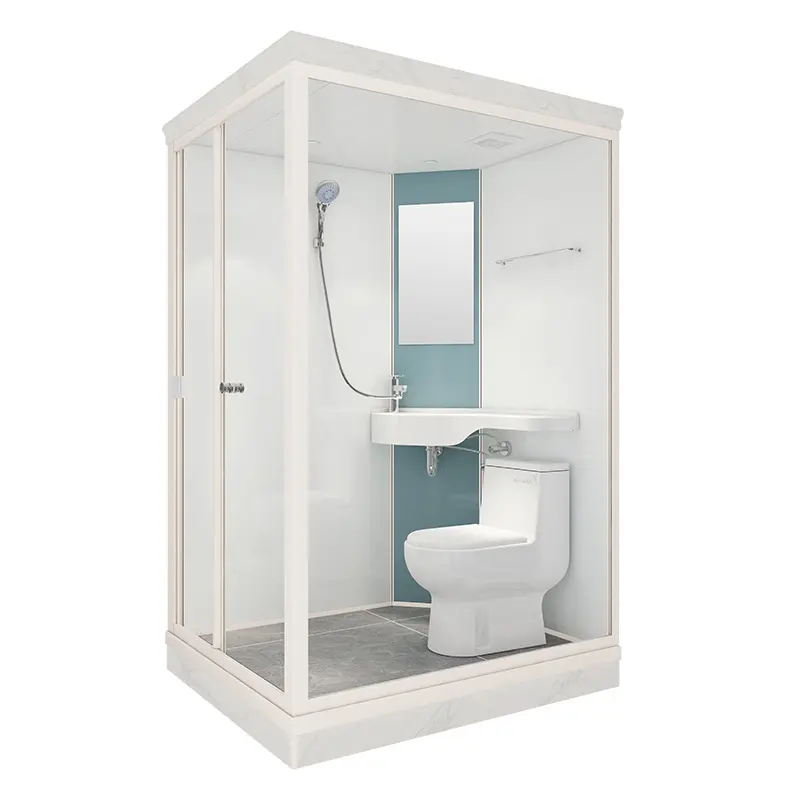 Piezas de baño prefabricadas, cabina de ducha portátil, Modular, de lujo