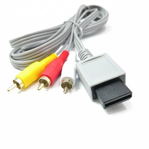 Wiiav kablosu 1.8m üç sıralı AV kablosu Wii Host için altın kaplamalı HD kablolu iletişim ile plastik Video kablosu - Product Image 6