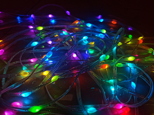 Weihnachts beleuchtung Traum farbe LED-Lichterkette WS2812B Individuell adressierbar RGBIC LED-Modul USB Music Controller DC5V - Product Image 4