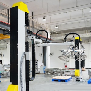 High-Stability Paletyzer Machine Stacker Carton Bags Stacking on Pallet Wrapper with Turntable Absorption &amp; Layer Monitoring - Product Image 2