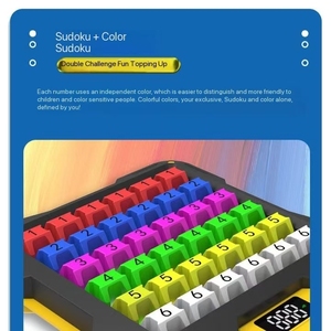 Thông Minh Điện Tử Sudoku Câu Đố Người Chơi 13500 + Brain Teaser Thách Thức Cầm Tay Trò Chơi Cho Trẻ Em - Product Image 5