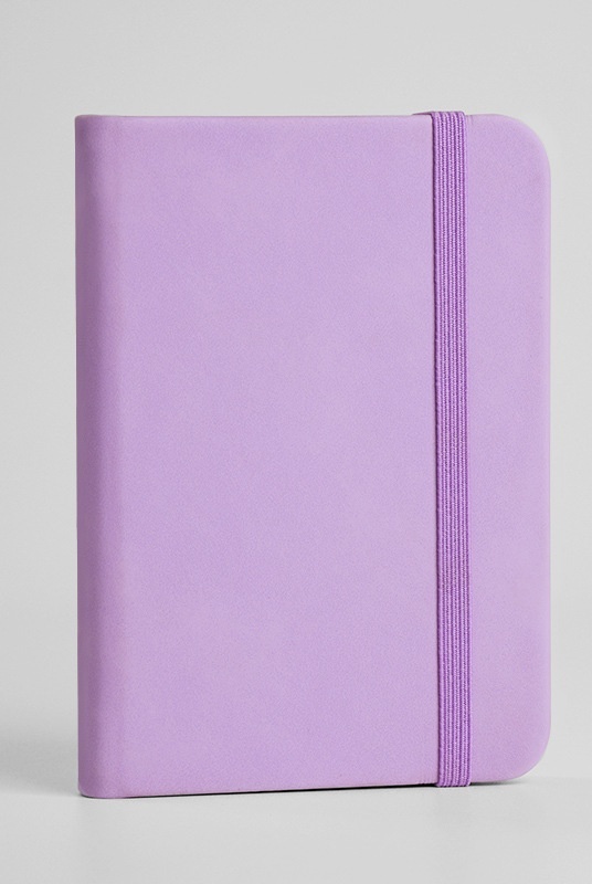 Bolsillo de cuero A7-violeta claro