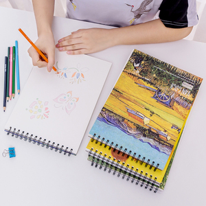 Autodesk Tùy Chỉnh Sketchbook A4 Van Gogh Bìa Cứng Thiết Kế Xoắn Ốc Văn Phòng Phẩm Nghệ Thuật Nguồn Cung Cấp Cho Bản Vẽ Và In Ấn - Product Image 3