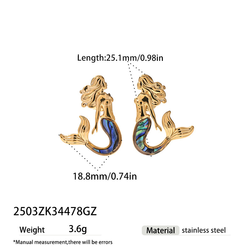 Paire de boucles d'oreilles clous 2503zk34478gz