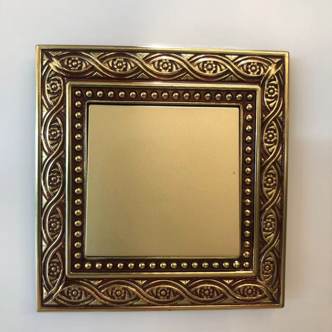 1 gang 2 way switch european gold color