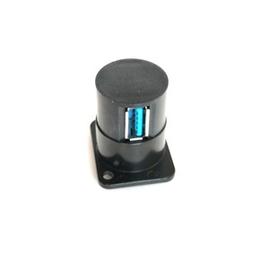 90度D形USB3.0 a型母插座直角USB3.0耦合器5Gbps USB XLR法兰安装适配器USB连接器 - Product Image 3