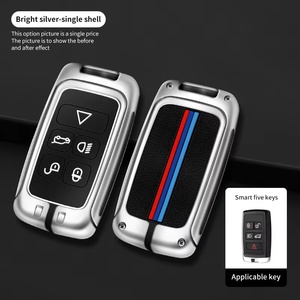 ปลอกหุ้มกุญแจรีโมทรถยนต์คุณภาพสูงสำหรับ Land Rover Range Rover Evoque Jaguar E-PACE XF XJL เคสกุญแจรถ5ปุ่ม - Product Image 3