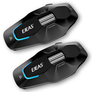 EJEAS X10 Casco de motocicleta Intercomunicador Bluetooth 10 Riders Mesh Group Sistema de auriculares inalámbricos de 2 vías Material ABS Moto Intercom