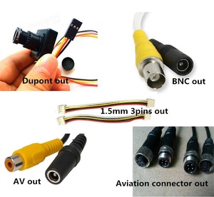 Giá rẻ 1/3 "960H CCD 0.01Lux 32*32 Mét Effio 700TVL CCTV HD Analog camera module với 3.7 mét ống kính Pinhole cho kiosk tương tác - Product Image 5