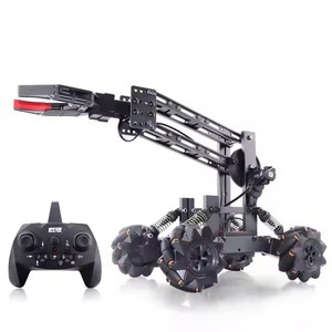 Роботизированная рука с открытым исходным кодом Raspberry 4WD Mecanum Robot Car AI Vision Программирование умная Робототехника комплекты