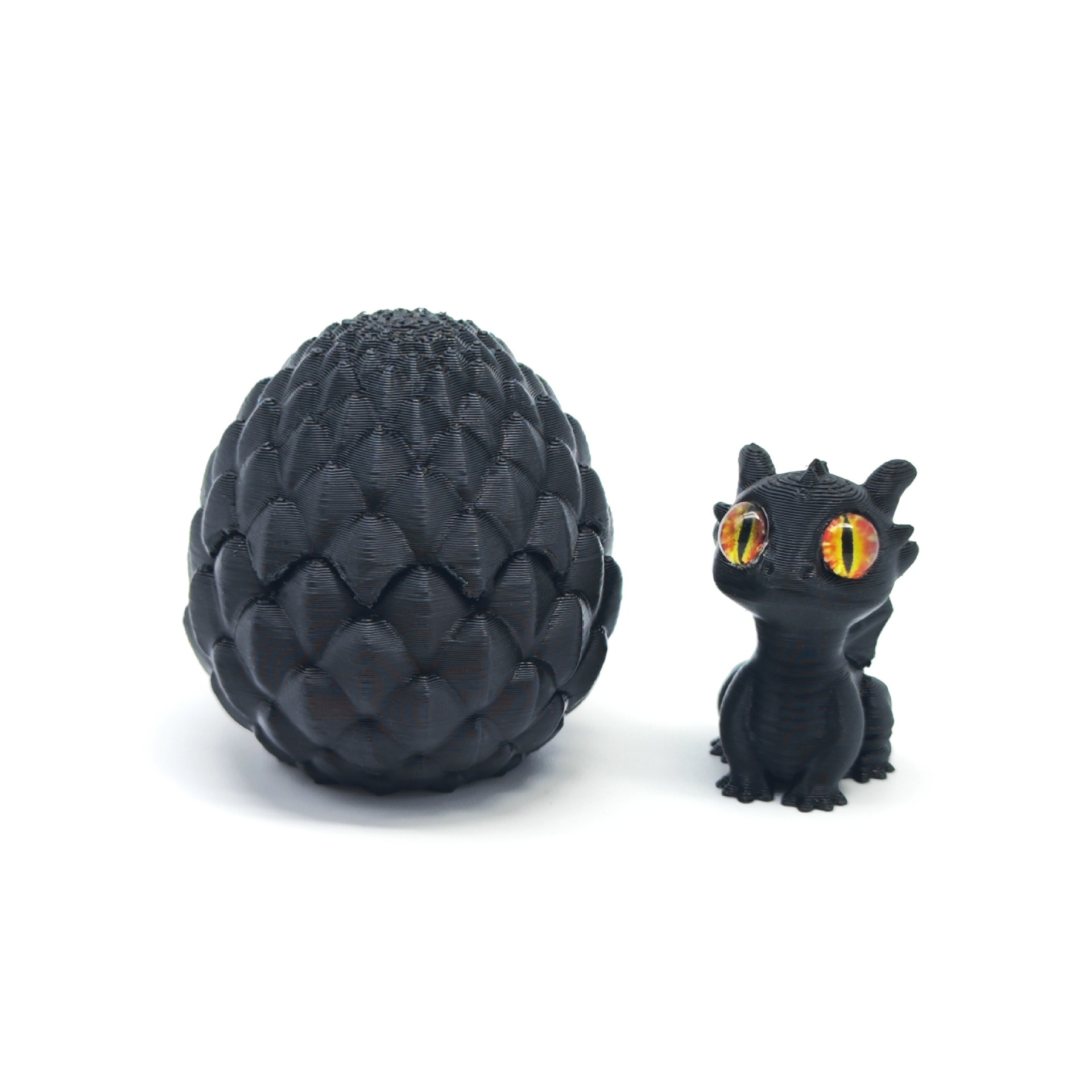 Conjunto de huevos de dragón negro