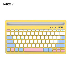 Factory Price Chocolate Keycap Fast Charging QK300 Cute <strong>Keyboard</strong> Lightweight and Portable Wireless <strong>Computer</strong> Clavier - Product Image 2